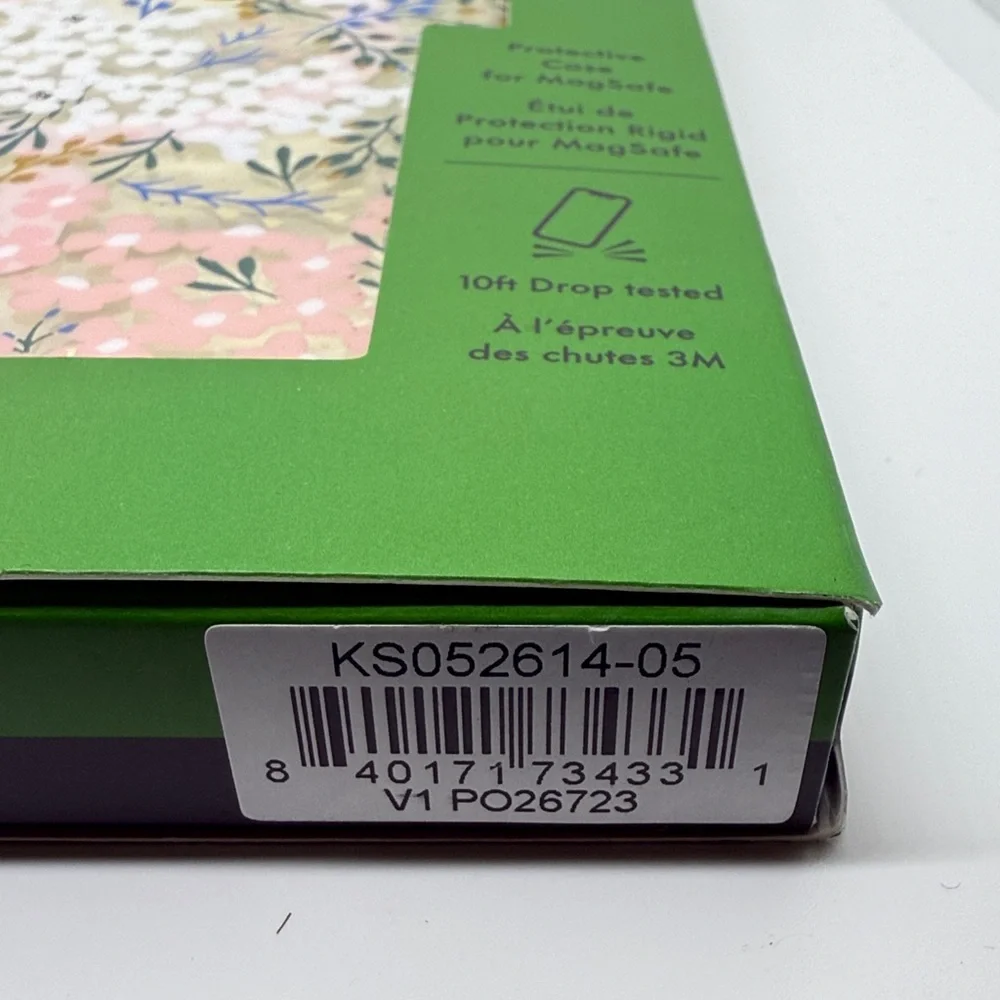 Kate Spade iPhone 15 Pro Max Case - Pink, Blue, and White Floral - Picture 6 of 6